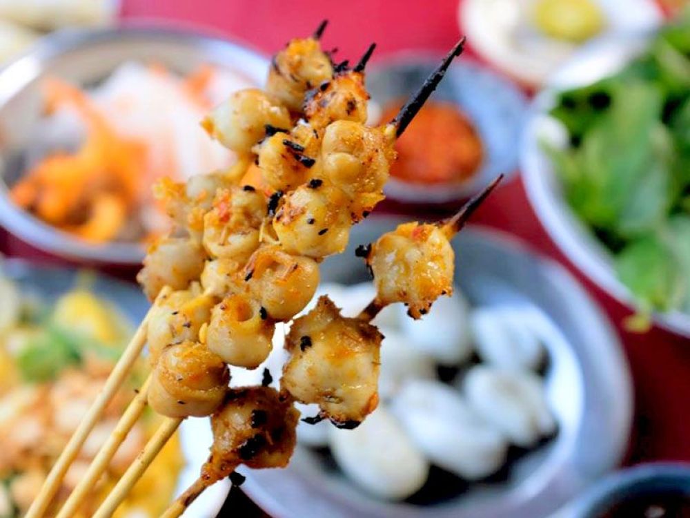 Răng mực nướng là món ăn vặt luon hấp dẫn nhiều thực khách